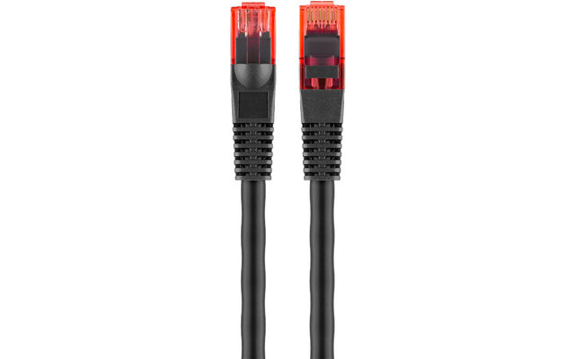 Goobay CAT 6 Outdoor-Patchkabel U / UTP schwarz