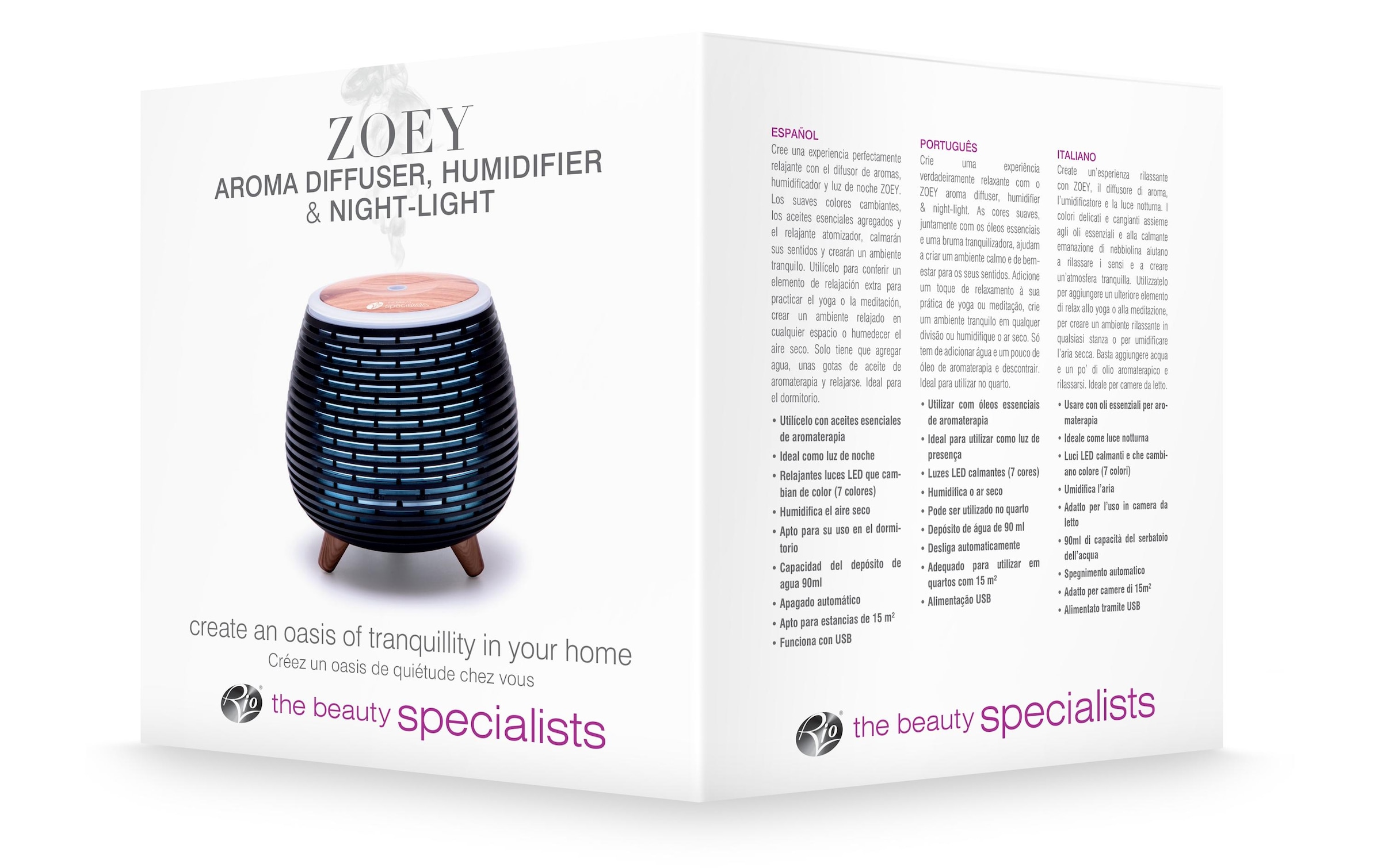 Rio Diffuser »Zoey 15 m²« 0,09 l Wassertank