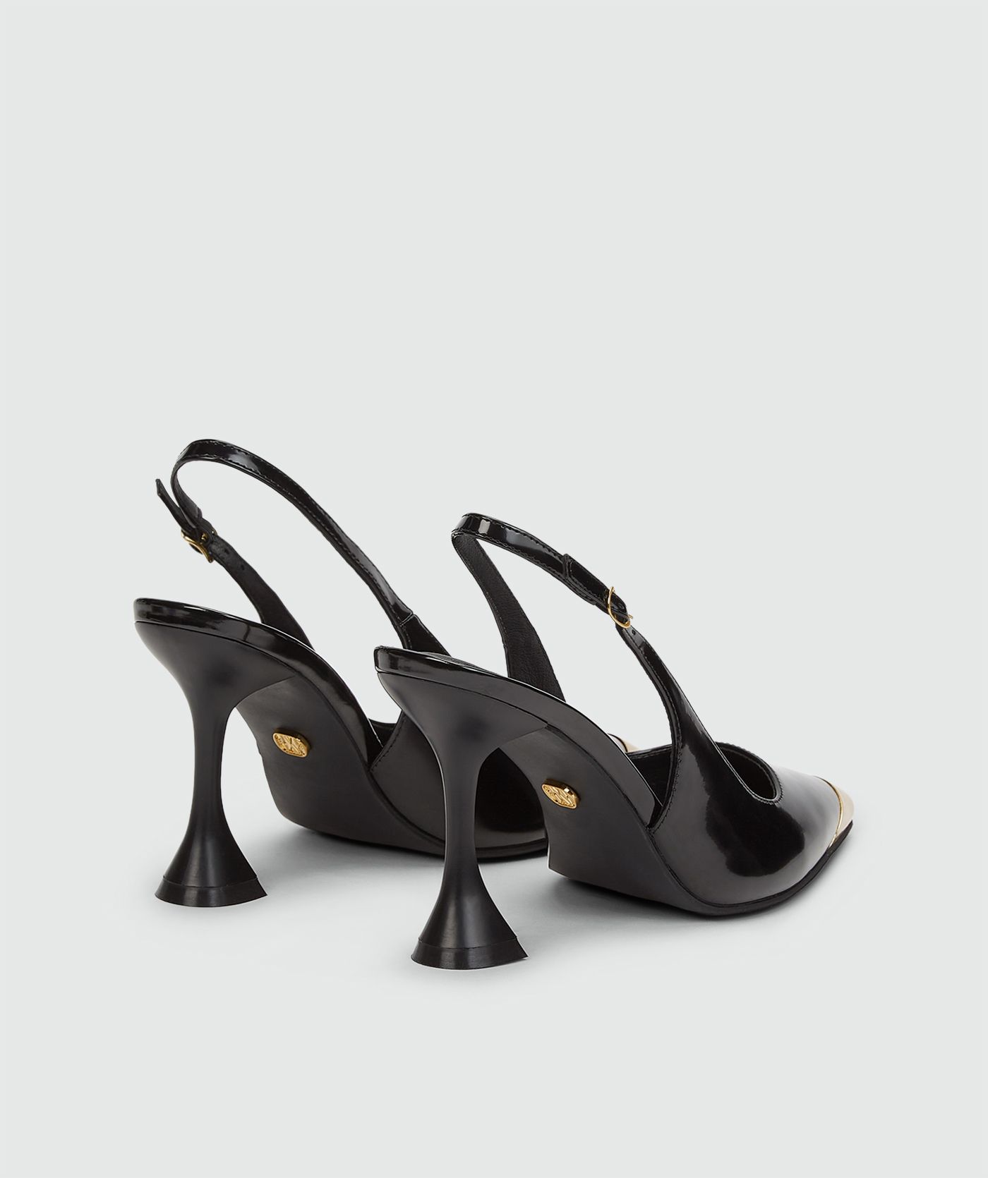 JV-ELEANNA slingback met gesp - black