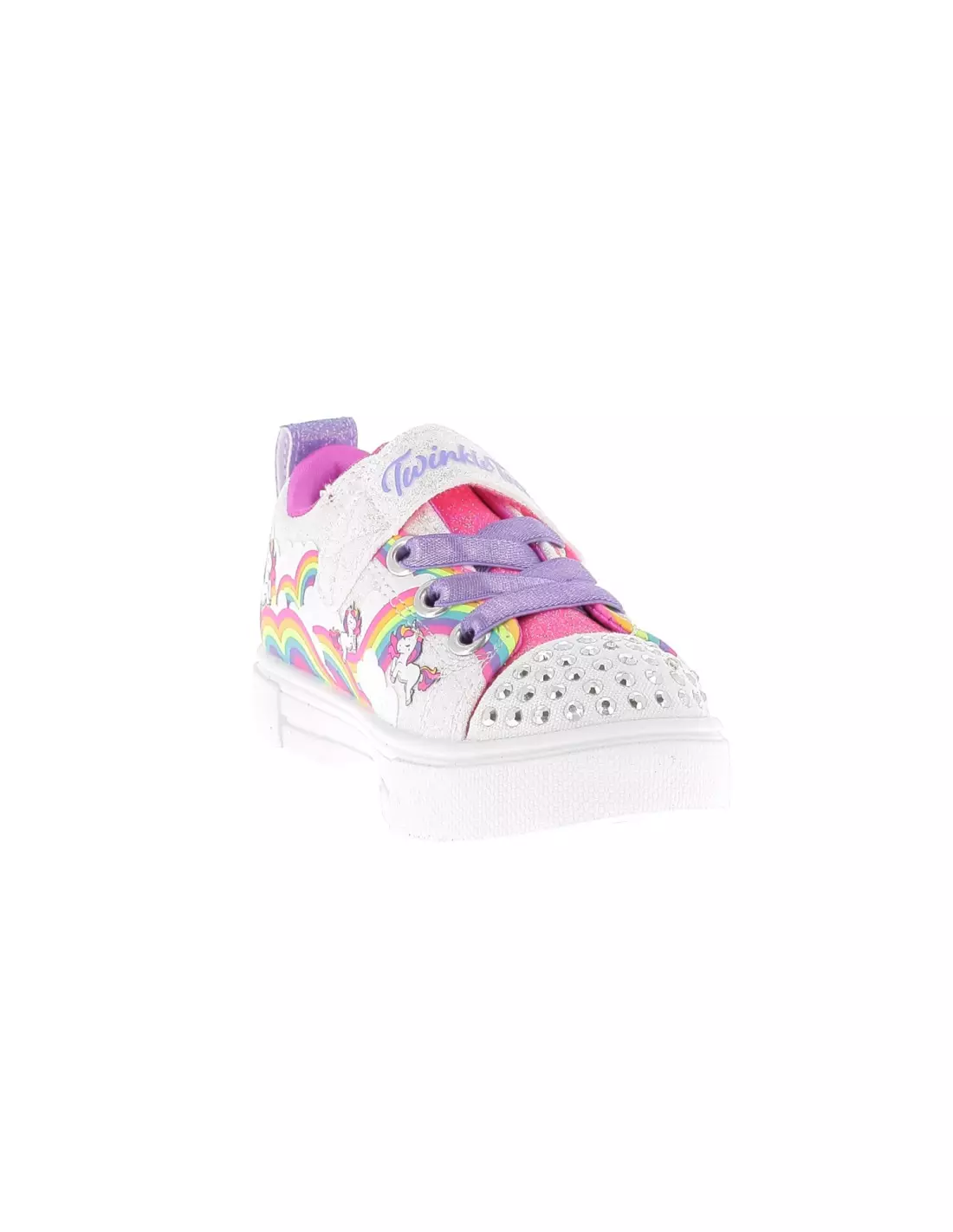 SKECHERS TWINKLE SPARKS JUMPIN - Baskets Whitemulti