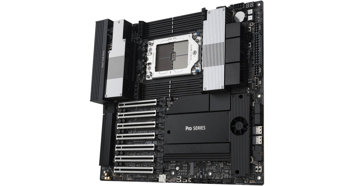 ASUSPRO WS WRX90E-SAGE SE socket sTR5 moederbord  (2x 10Gb-LAN, EEB)