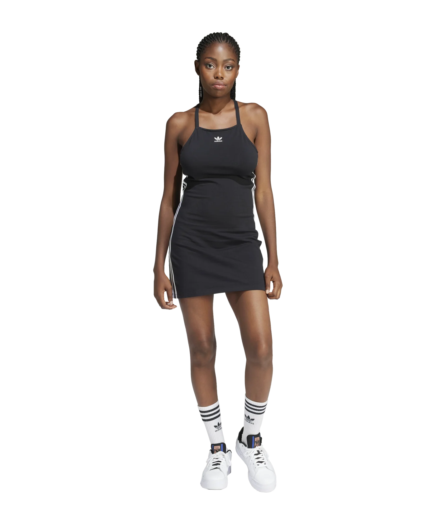 adidas Originals 3-Stripes Kleid Damen Schwarz