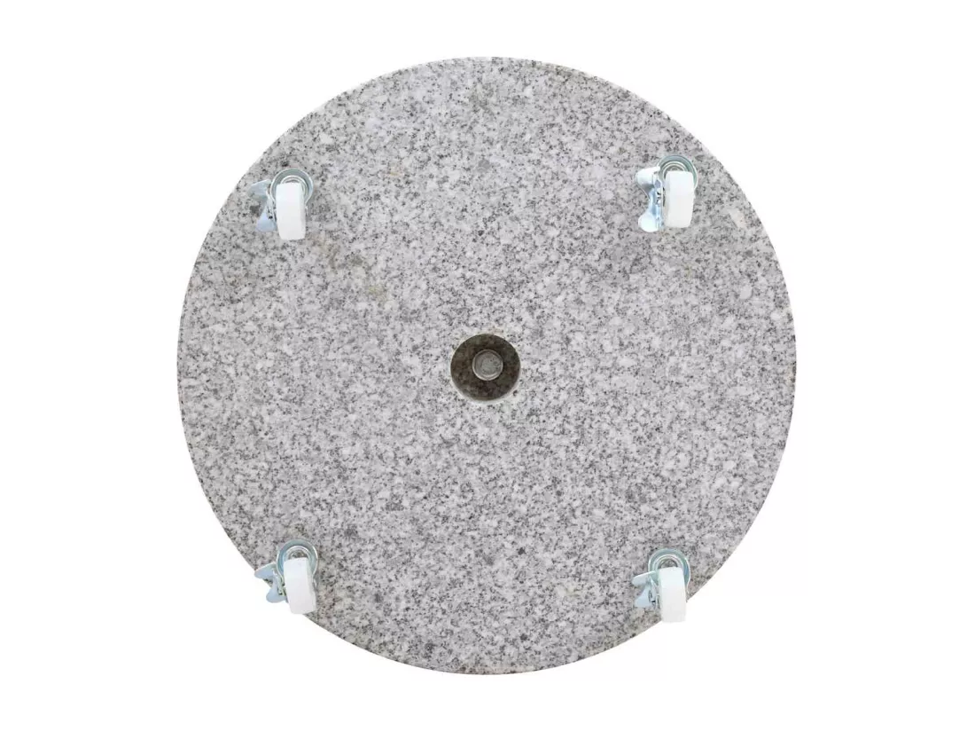 Socle de parasol Granite 30 kg Rond Gris