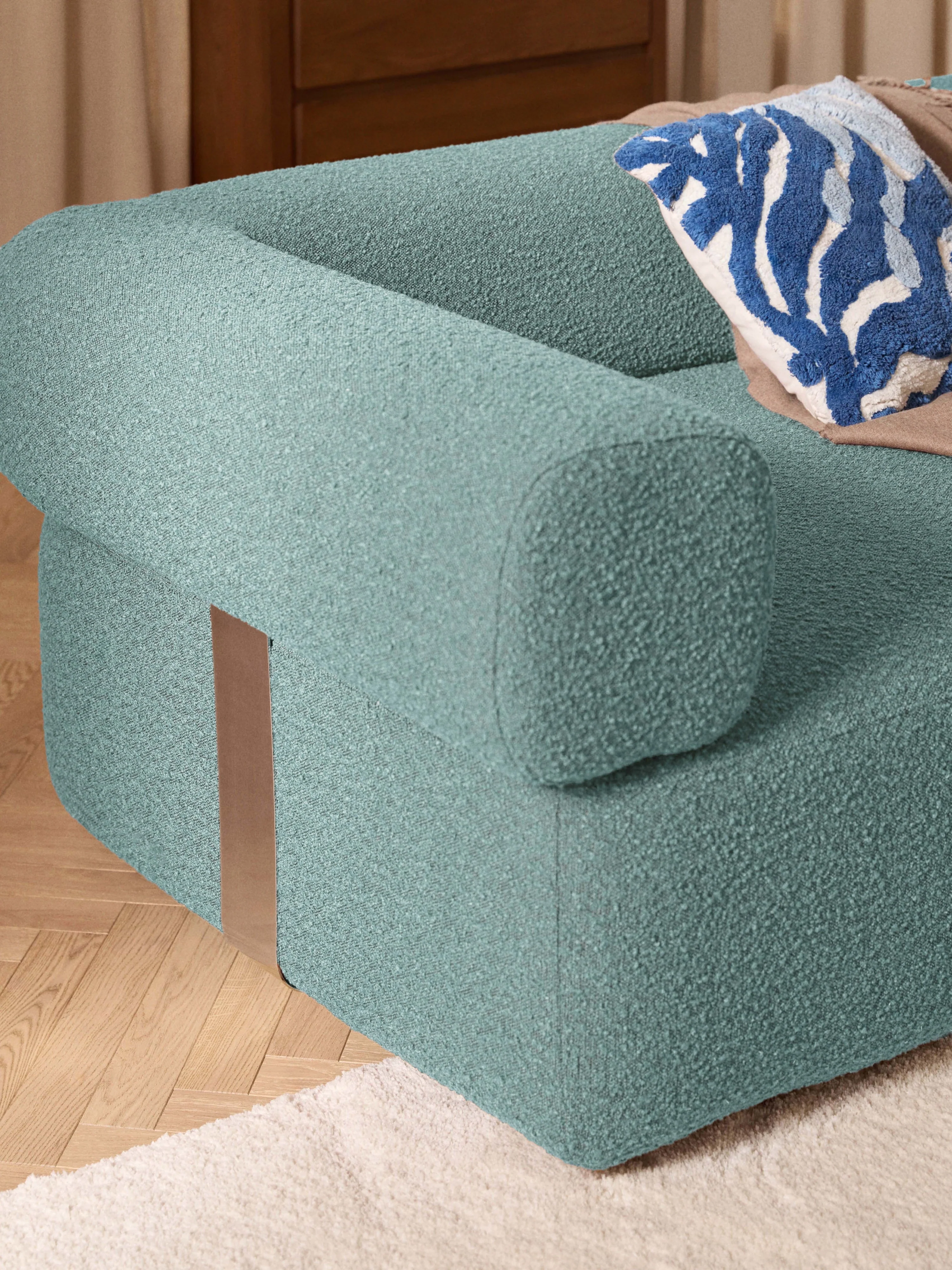 Modulaire bouclé poef Anton