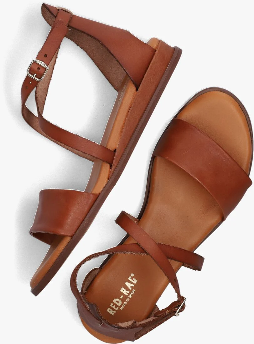 RED-RAG cognac red-rag sandalen 79610