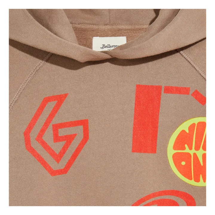 Bellerose Hoodie Graphique Conij | Beige