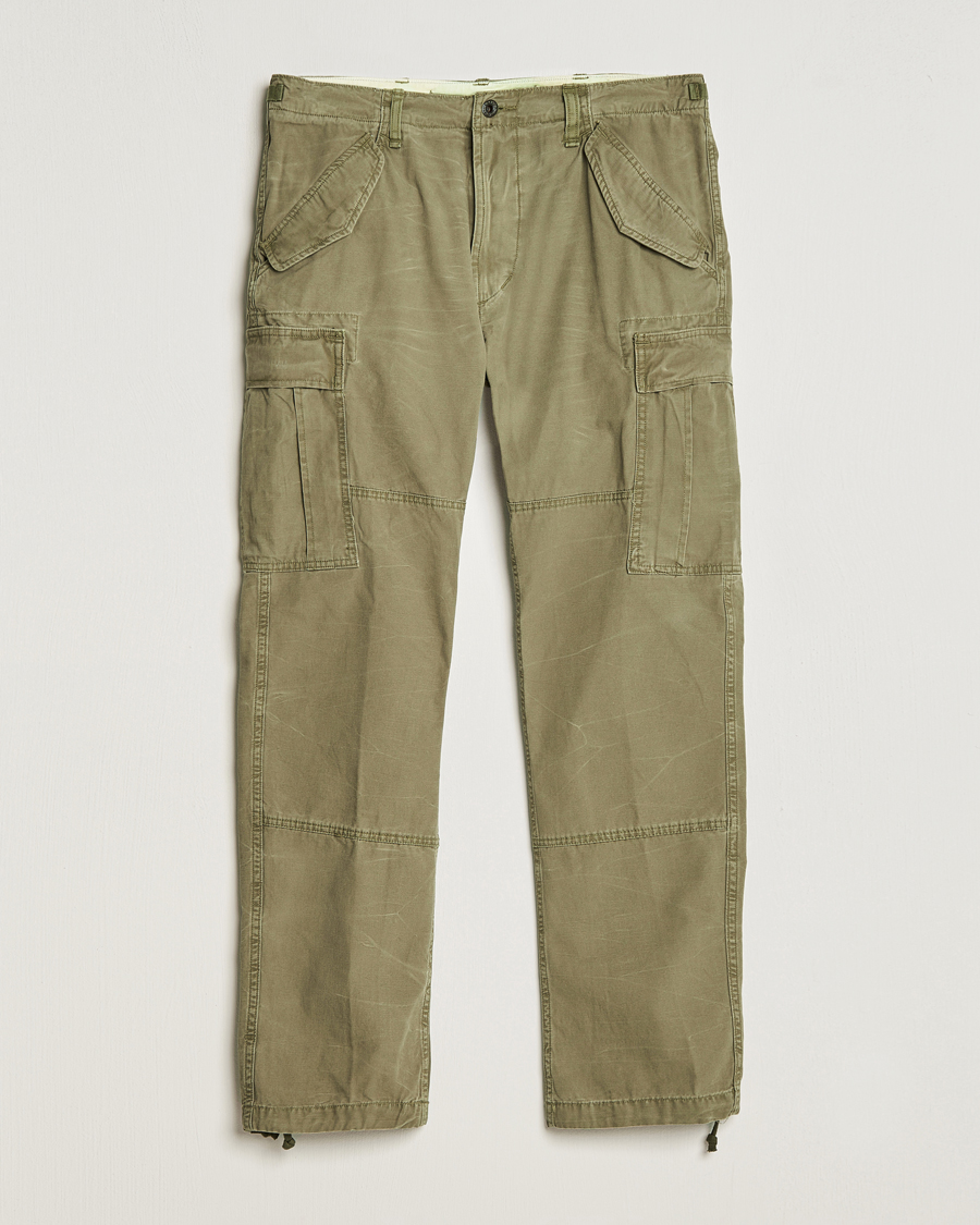 Polo Ralph Lauren Slub Canvas Cargo Pants Outdoors Olive