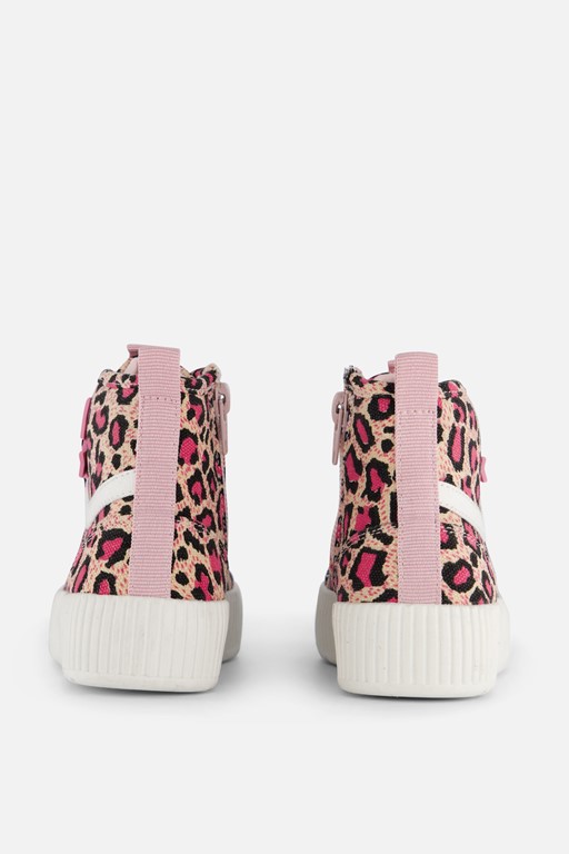 Muyters Animal Veterboots roze Canvas
