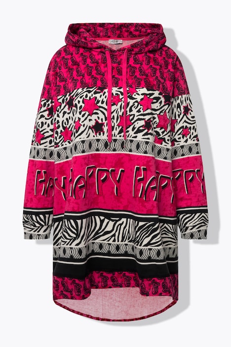 Hoodie, Sweater, Musterstreifen, Kapuze, Langarm