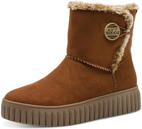 Marco Tozzi Dames 2-26416-45 modieuze laarzen, cognac, 37 EU, cognac, 37 EU