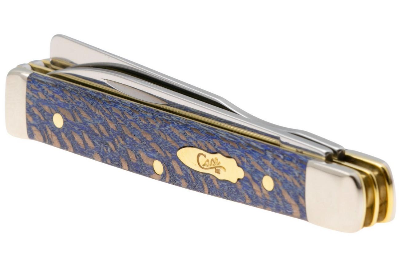 Case Baby Doc Smooth Blue Sycamore Wood, 63736, 7282SP SS zakmes