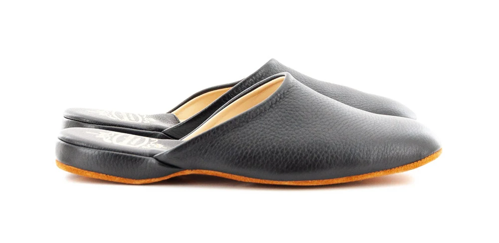 BOWHILL & ELLIOTT - SLP MULE BLACK