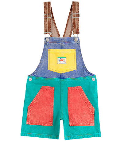 Bobo Choses Latzhosen - Smiling Farbblock - Mehrfarbig