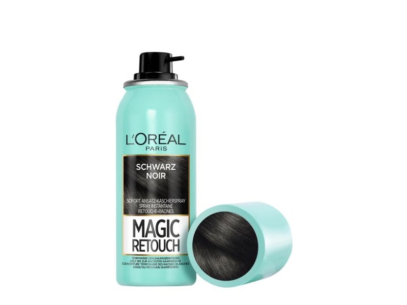 L'Oréal Paris Haaransatz-Spray Magic Retouch Schwarz Kaschiert den grauen Haaransatz in nur 3 Sekunden