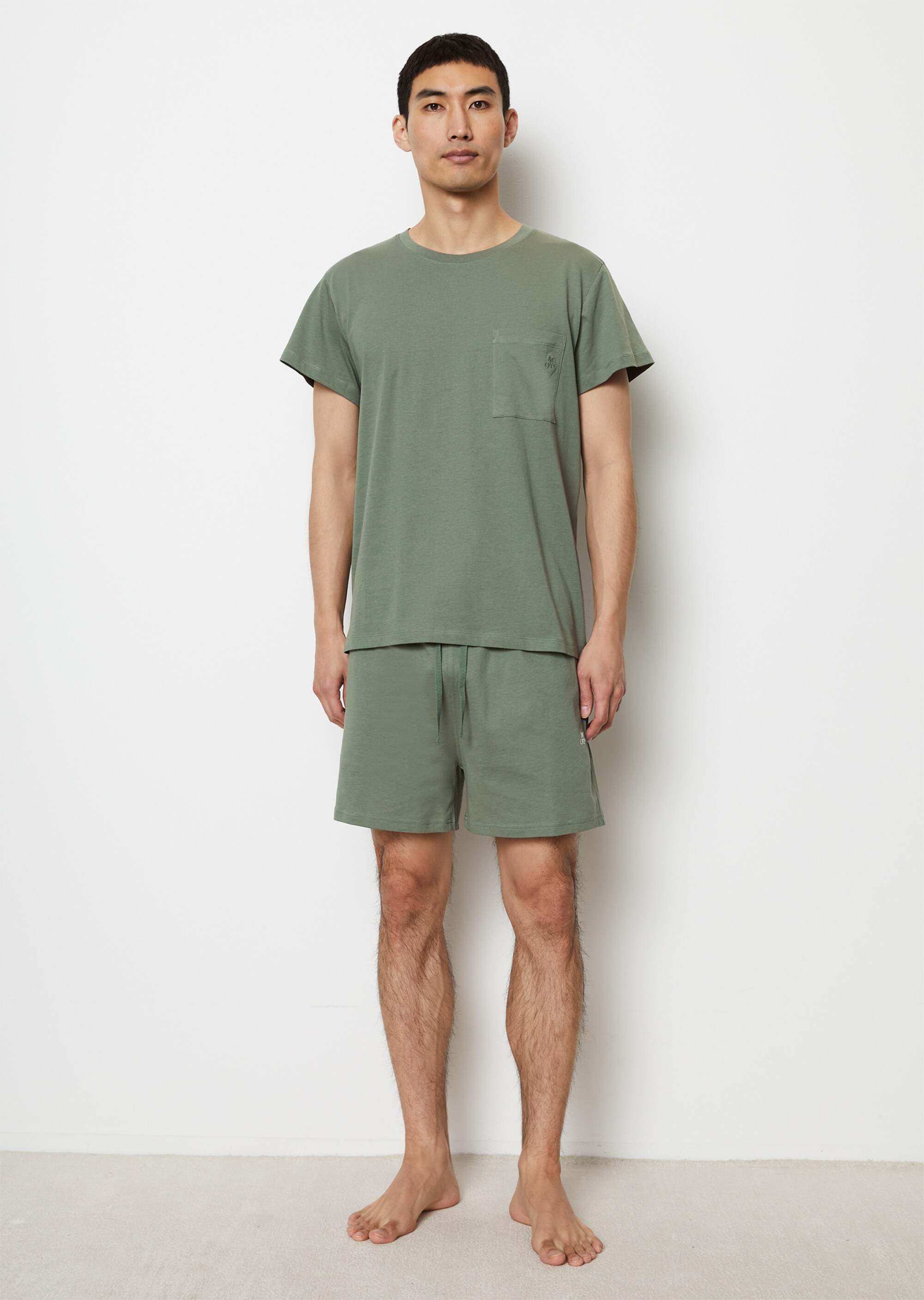 Lounge-Jerseyshorts aus Bio-Baumwolle