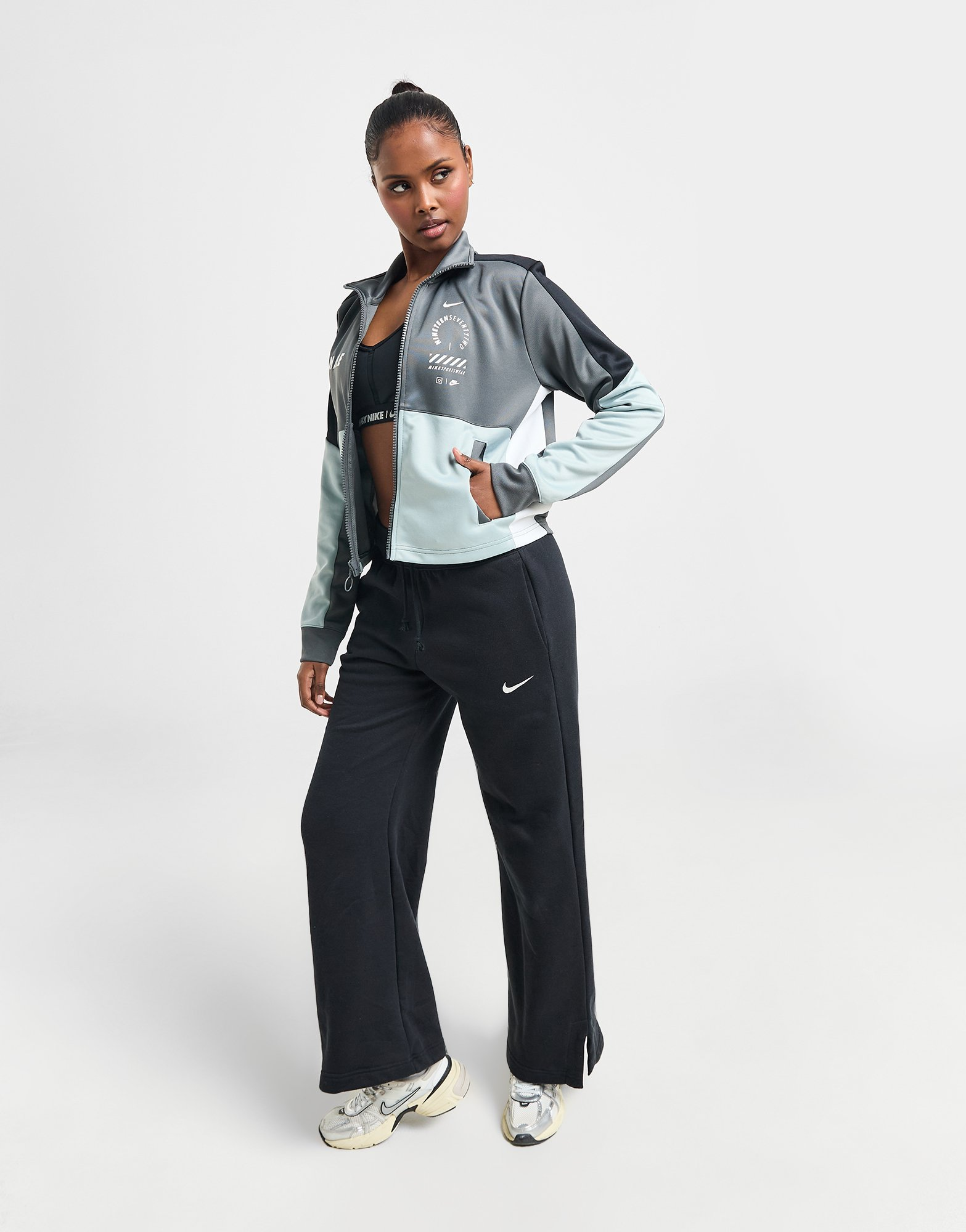 Nike Haut de survêtement Zippé Street Femme