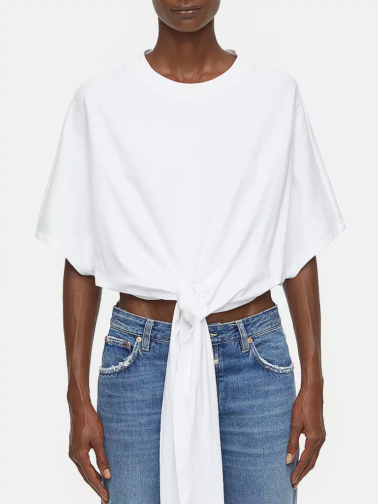CLOSED T-Shirt Cropped Fit  weiss