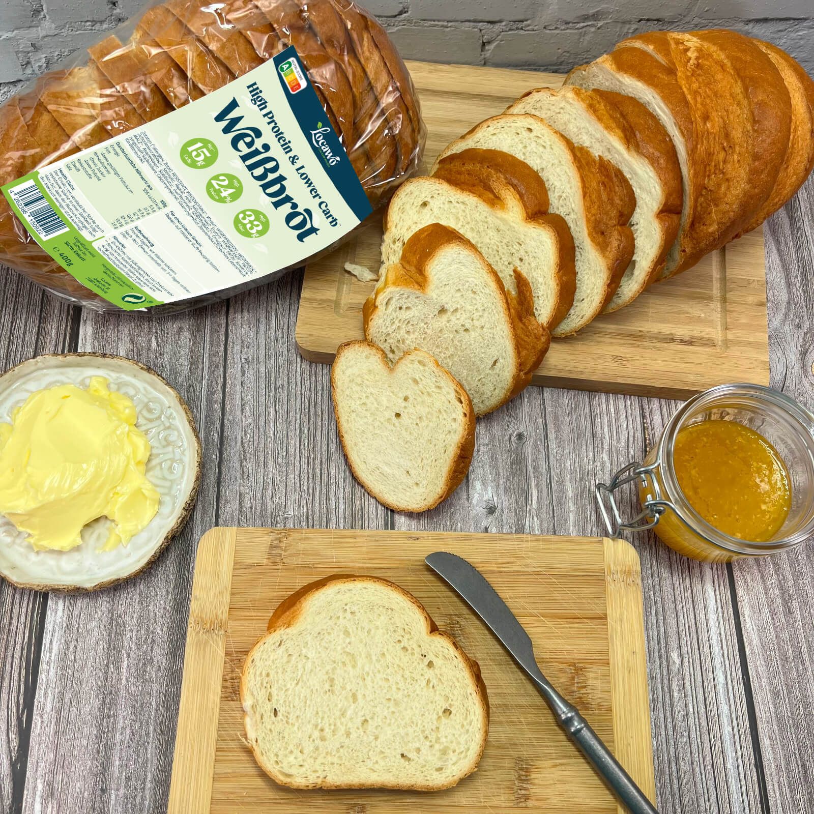 Locawo High Protein & Low Carb Weißbrot