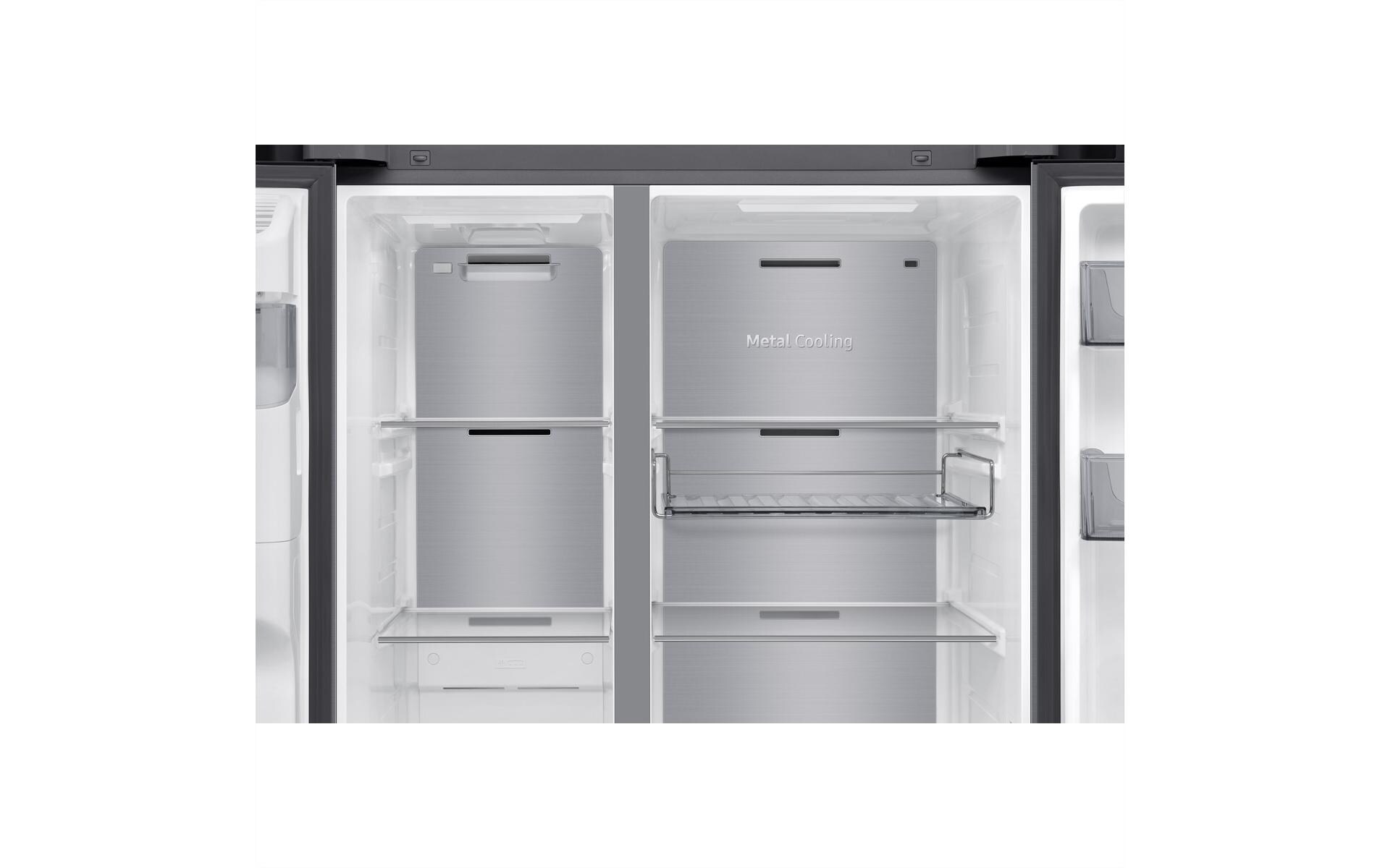 Foodcenter RS80F64KETWS Grau<br>Side by Side Kühl- und Gefrierteil
