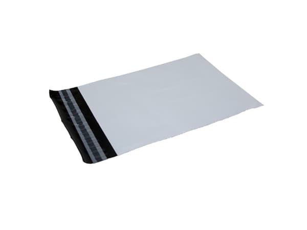 Forsendelsespose PE hvid 190x250 100stk/pak