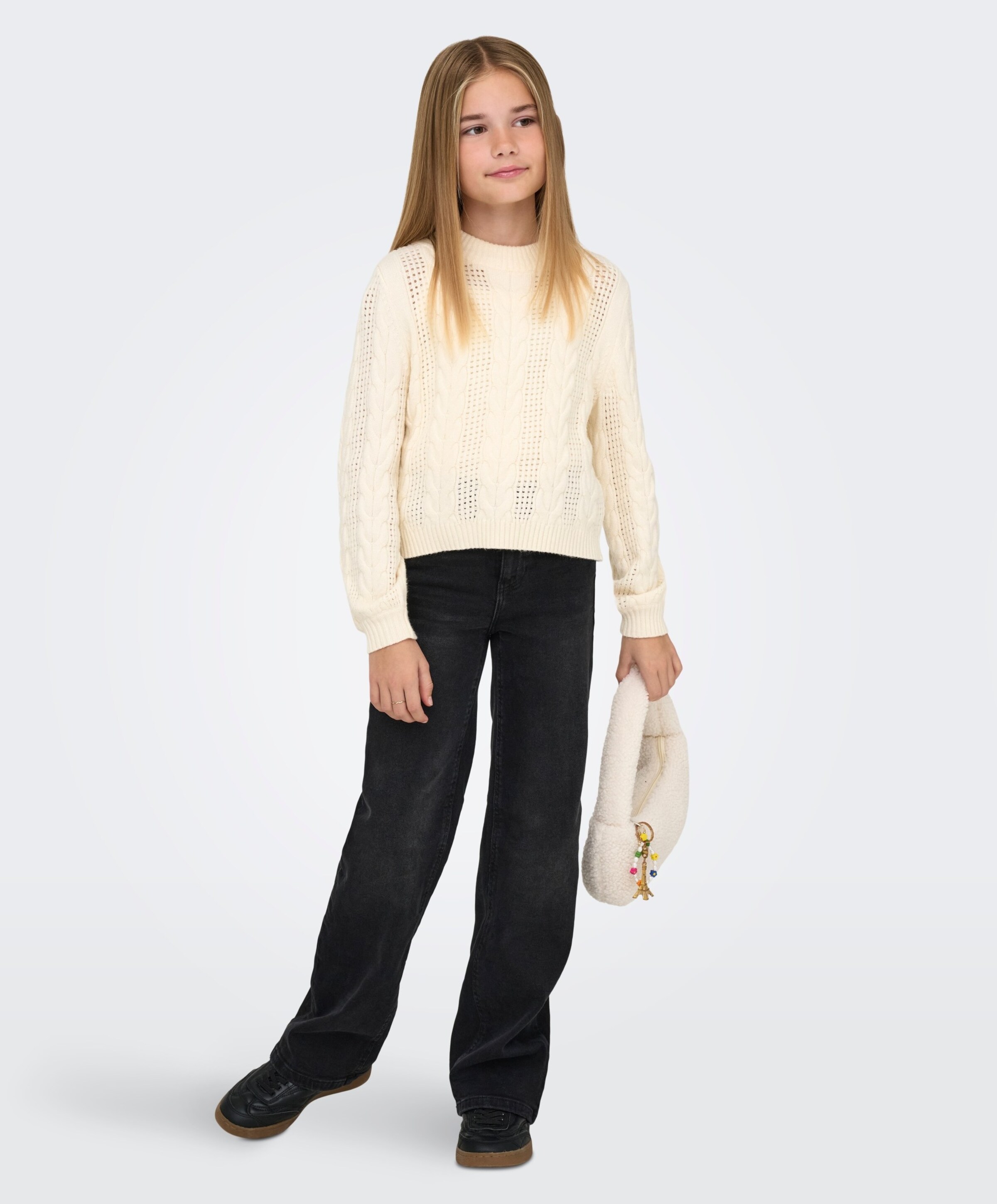 Only KOGJUICY LIFE WIDE LEG DNM DCC369 meisjes jeans zwart
