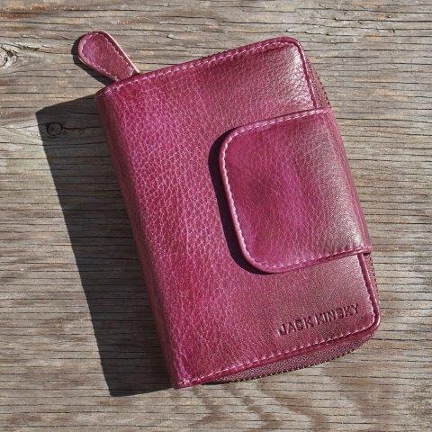 Börse m. Riegel .181 aubergine