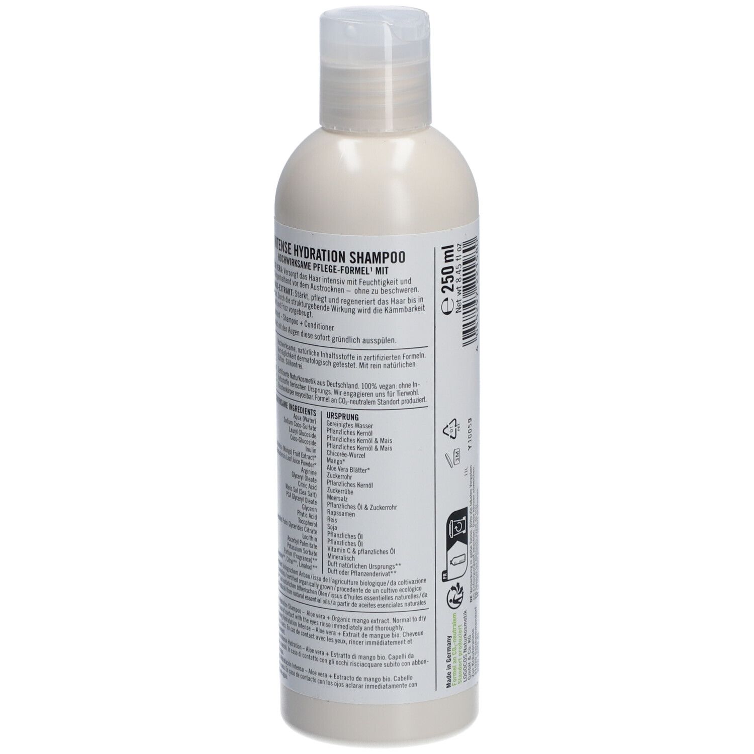 SANTE Naturkosmetik INTENSE HYDRATION SHAMPOO