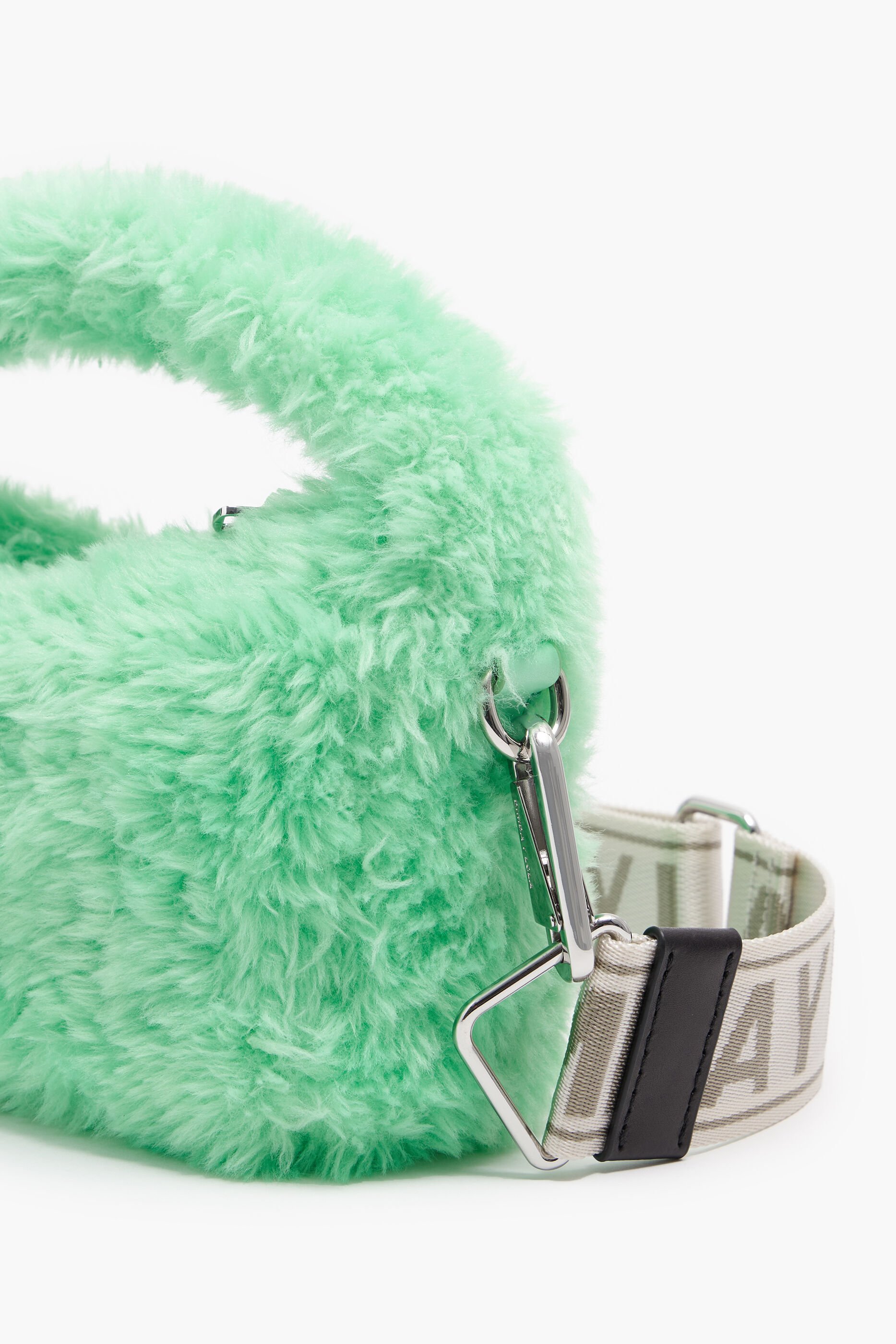 Bolsa hobo pequena, cabelo verde menta