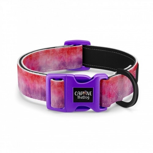 Coleira ajustável CaponeTheDog para cães, estampa hippie