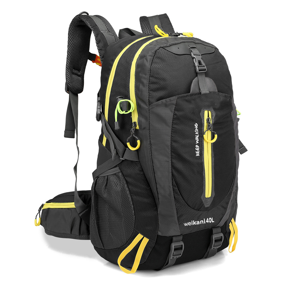 Wanderrucksack CIMA 40L schwarz/gelb