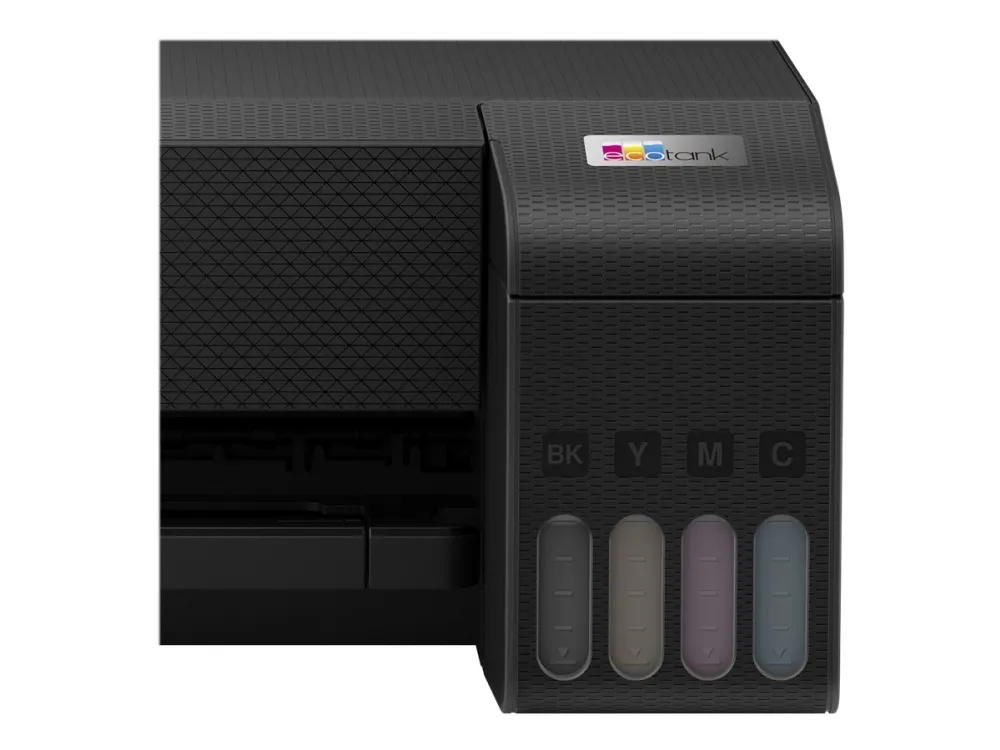 Epson L1210 - Printer - farve - blækprinter - A4/Legal - 5760 x 1440 dpi - op til 10 spm (mono) / op til 5 spm (farve) - kapacitet: 100 ark - USB - sort