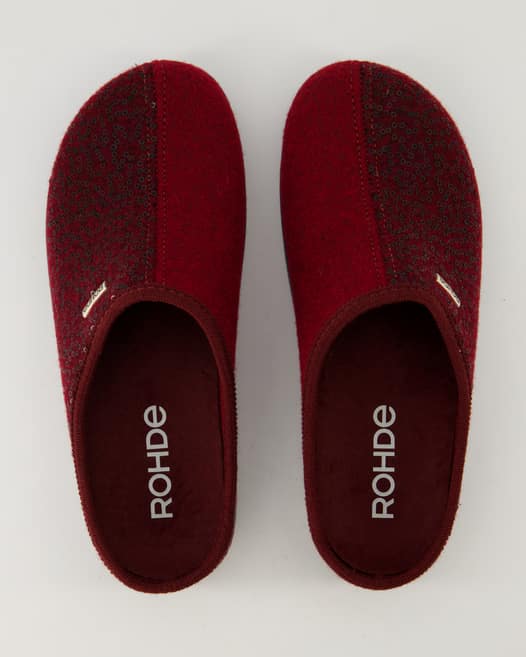 Rohde 6550 Bari Hausschuhe in Rot