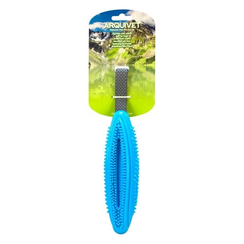 Escova de dentes com cabo, azul claro