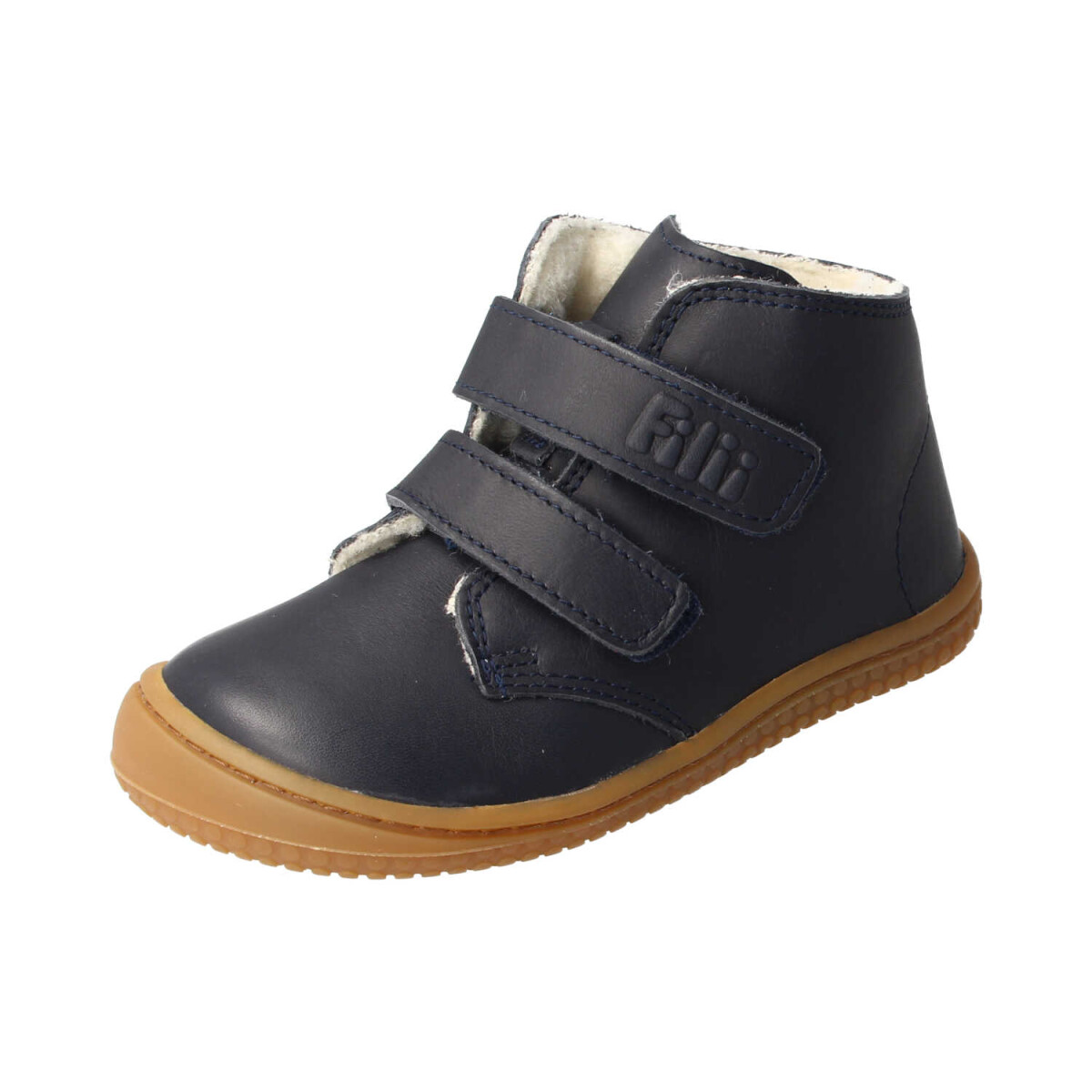 MB4213-W2 navy SOFT-FEET BIO nappa wool velcro Weite/M