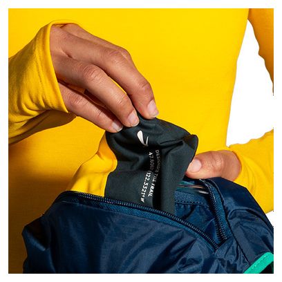 Veste imperméable Brooks High Point Trail Waterproof Jaune Vert Femme
