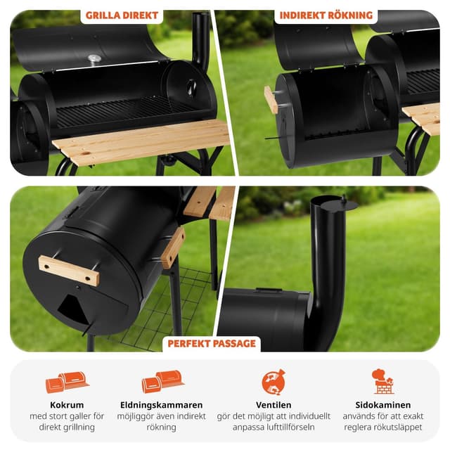Grill med termometer