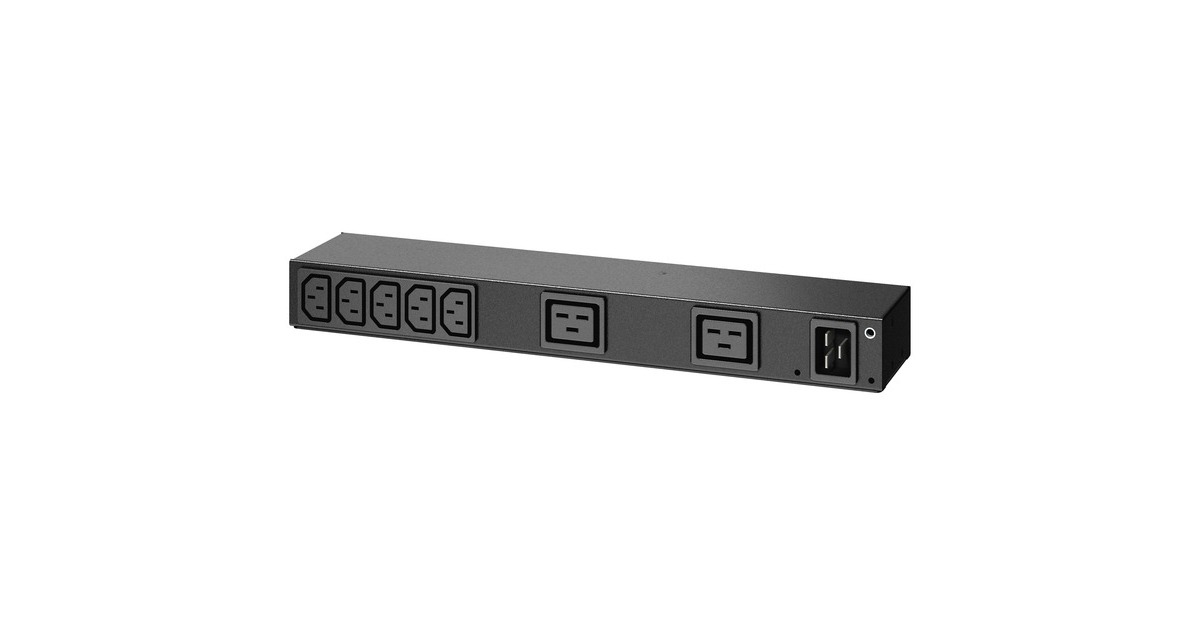 APCRack PDU, Basic AP6120A  (0U/2U, 7x C13, 2x C19)