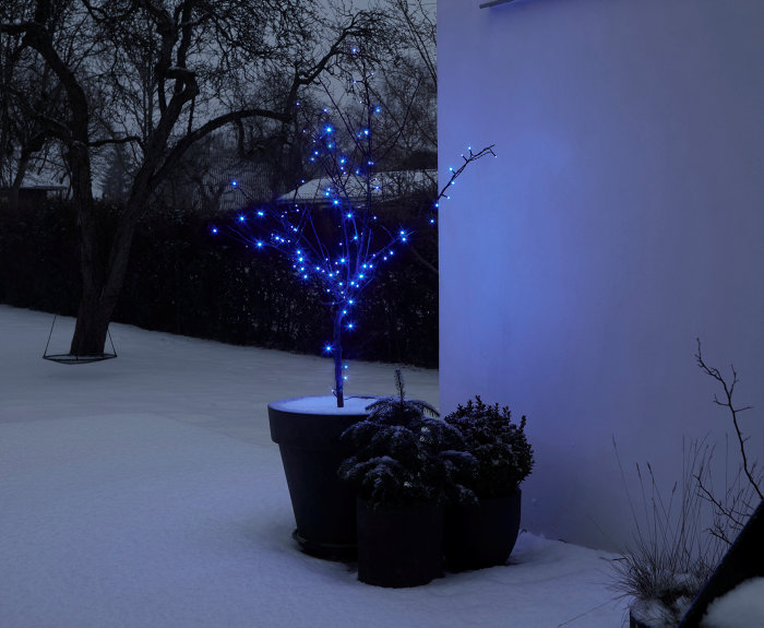 Lyskæde Basis 100 LED blå 9,9 meter