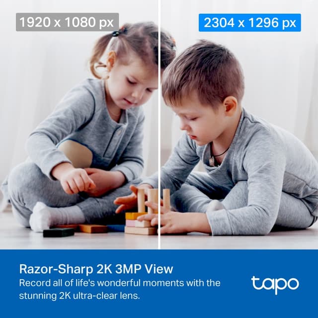 TP-Link Tapo C210 3MP WiFi overvågningskamera til hjemmet