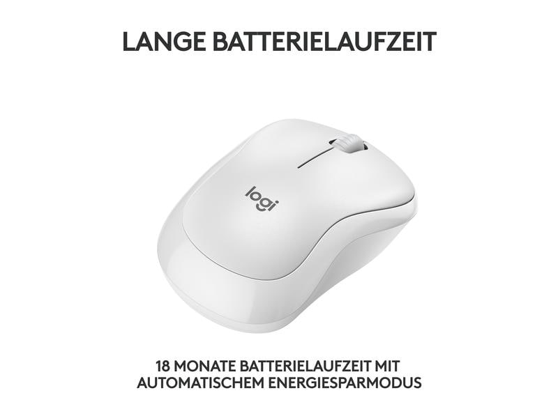Logitech Maus M240 Silent Bluetooth Geräuscharme Bluetooth-Maus mit langer Batterielaufzeit und komfortablem Design