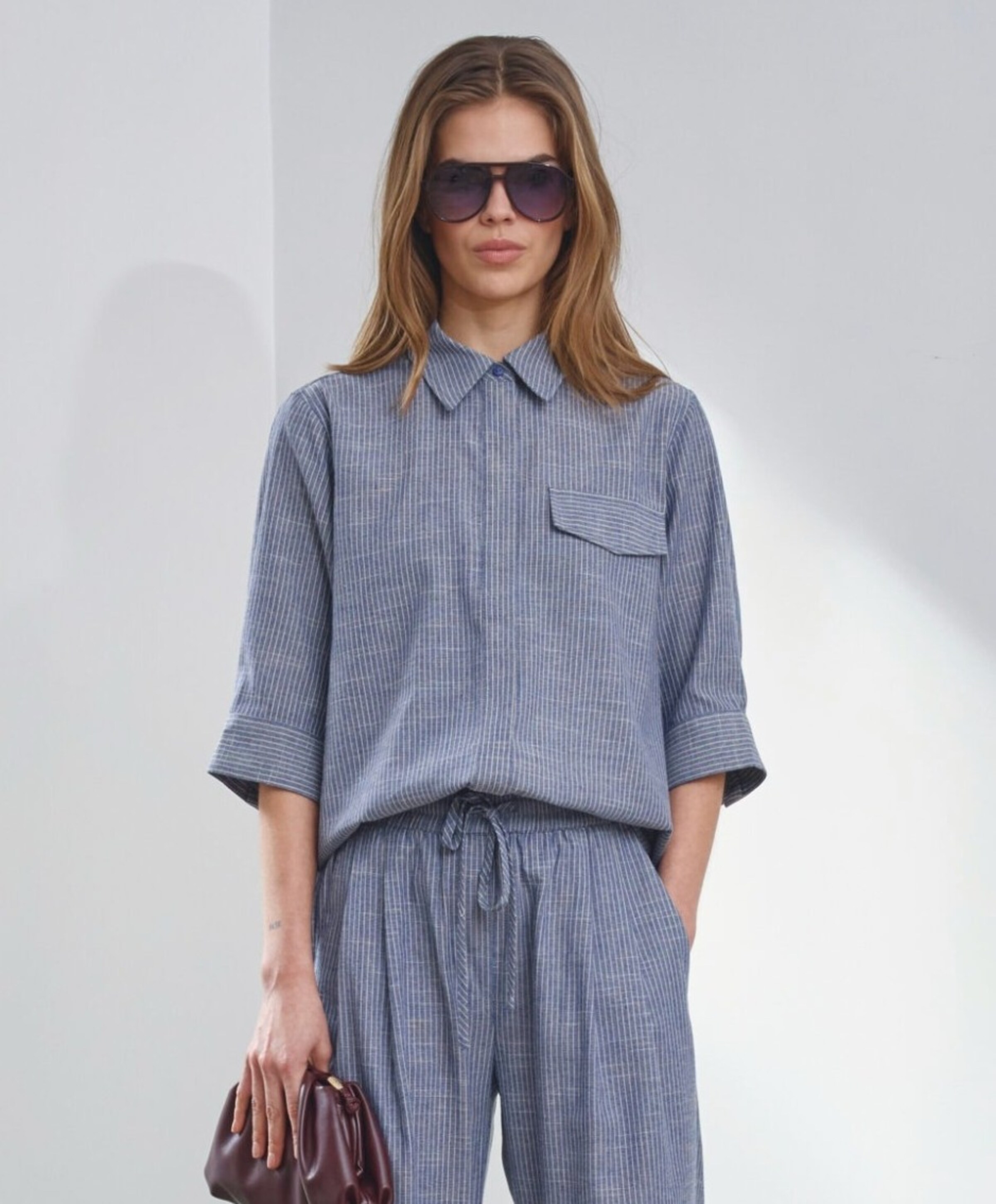 Co'Couture Dames blouse blauw