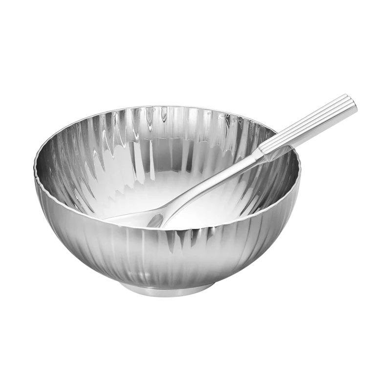 Georg Jensen  Bernadotte saltkar m/ ske - rustfrit stål