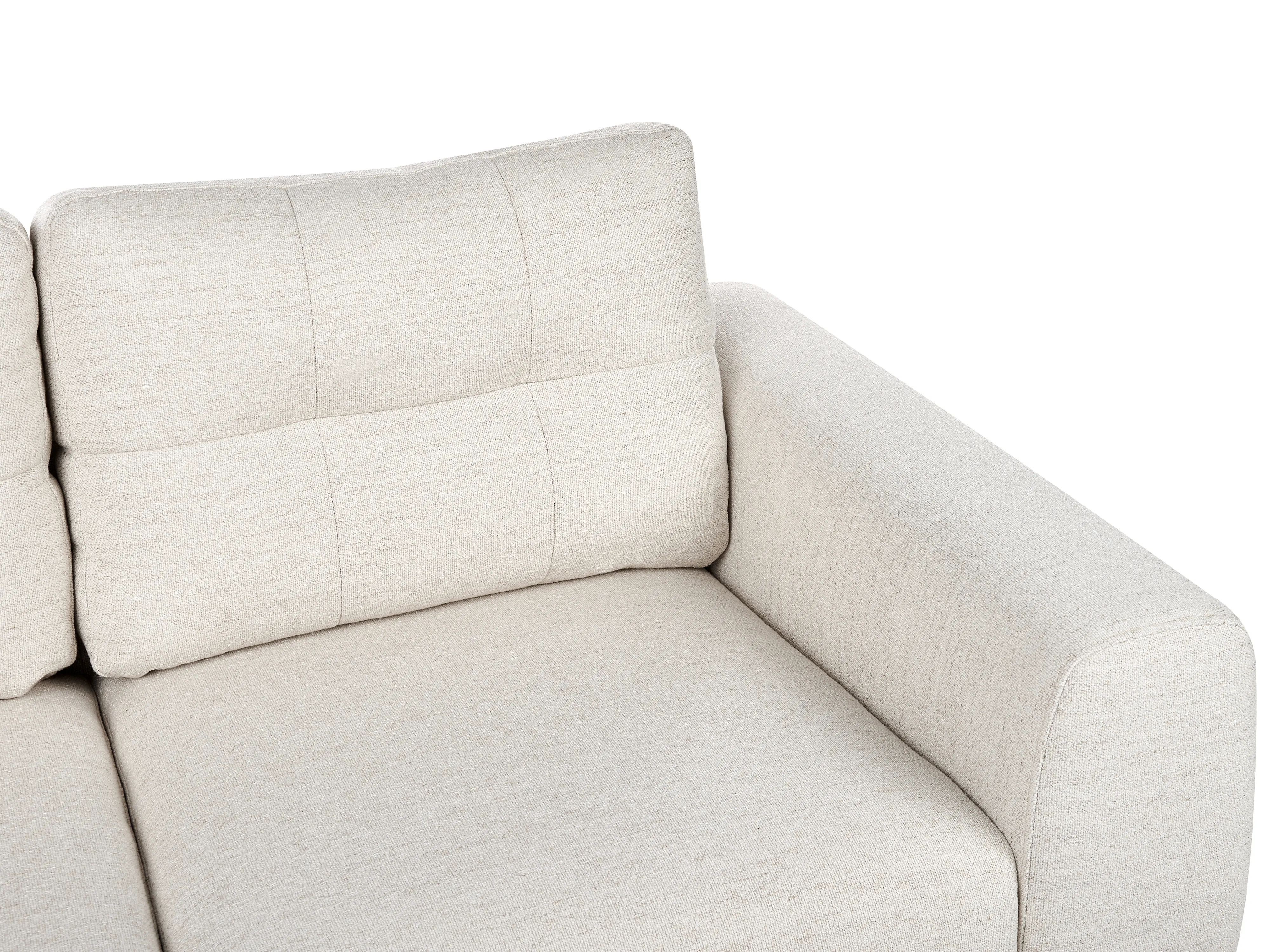 Bank 2-zits LAURILA Stof Lichtbeige