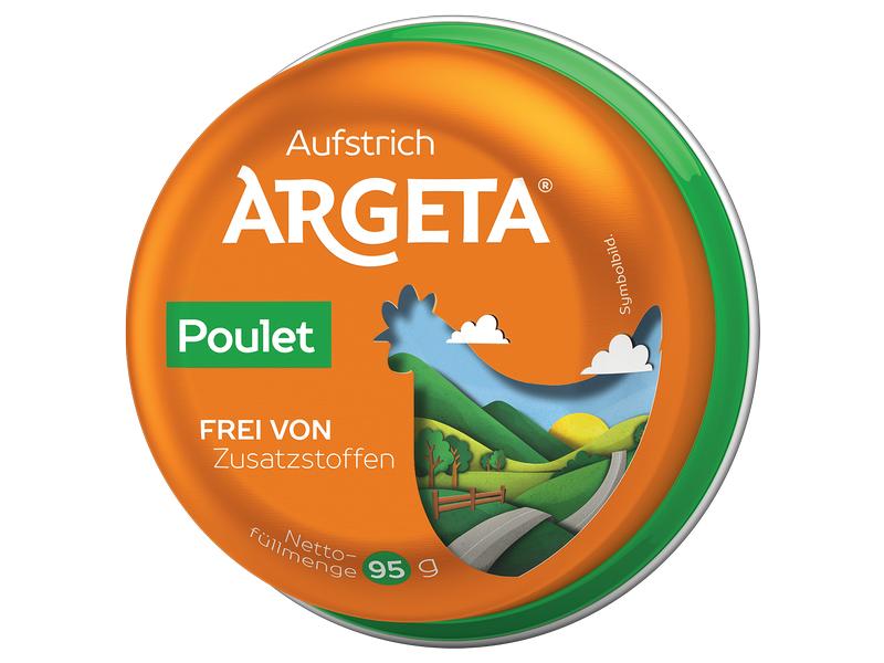 Argeta Brotaufstrich Hühnerfleisch Classic 95 g Cremig-zarter Aufstrich aus Pouletfleisch