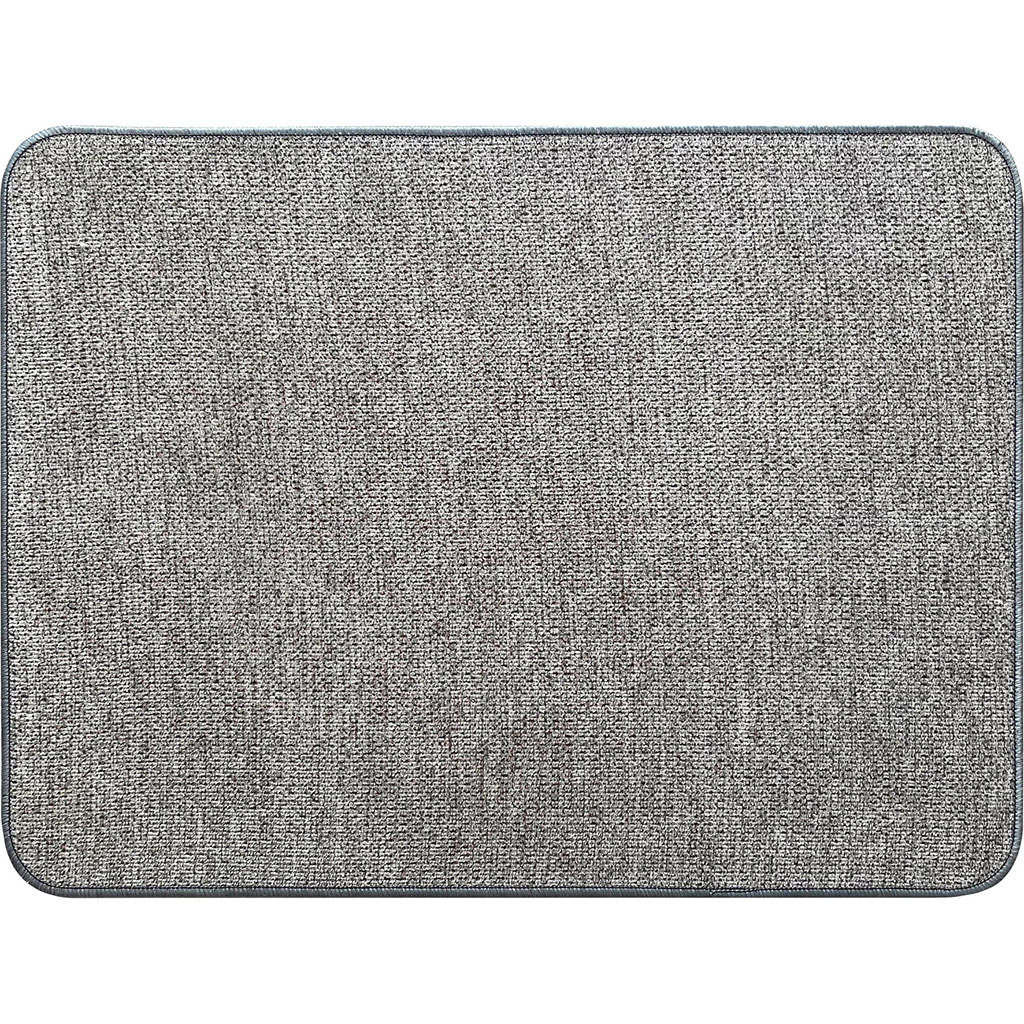 Tapis de cuisine hexagone gris clair 45x60cm