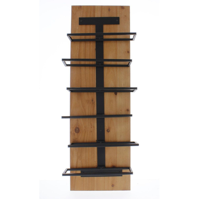 Weinregal für 6 Flaschen - ca. 27 x 9,5 x 73 cm