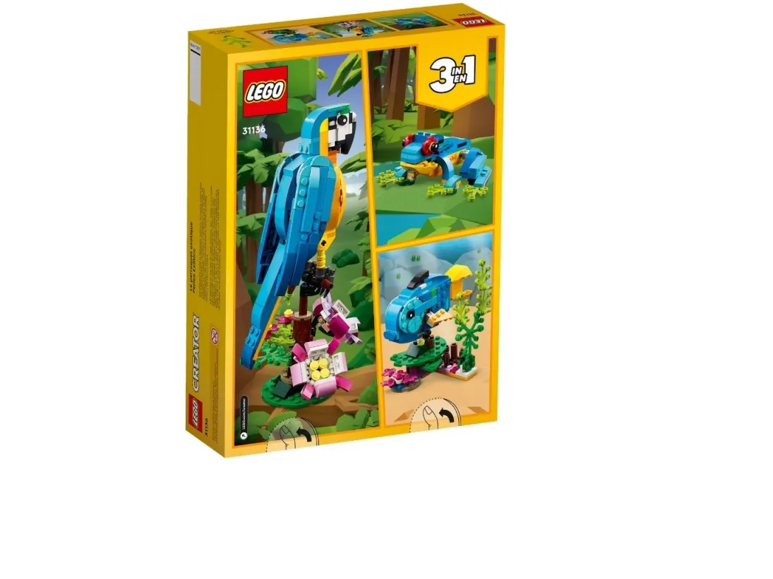 LEGO Creator 31136 Eksotisk papegøje