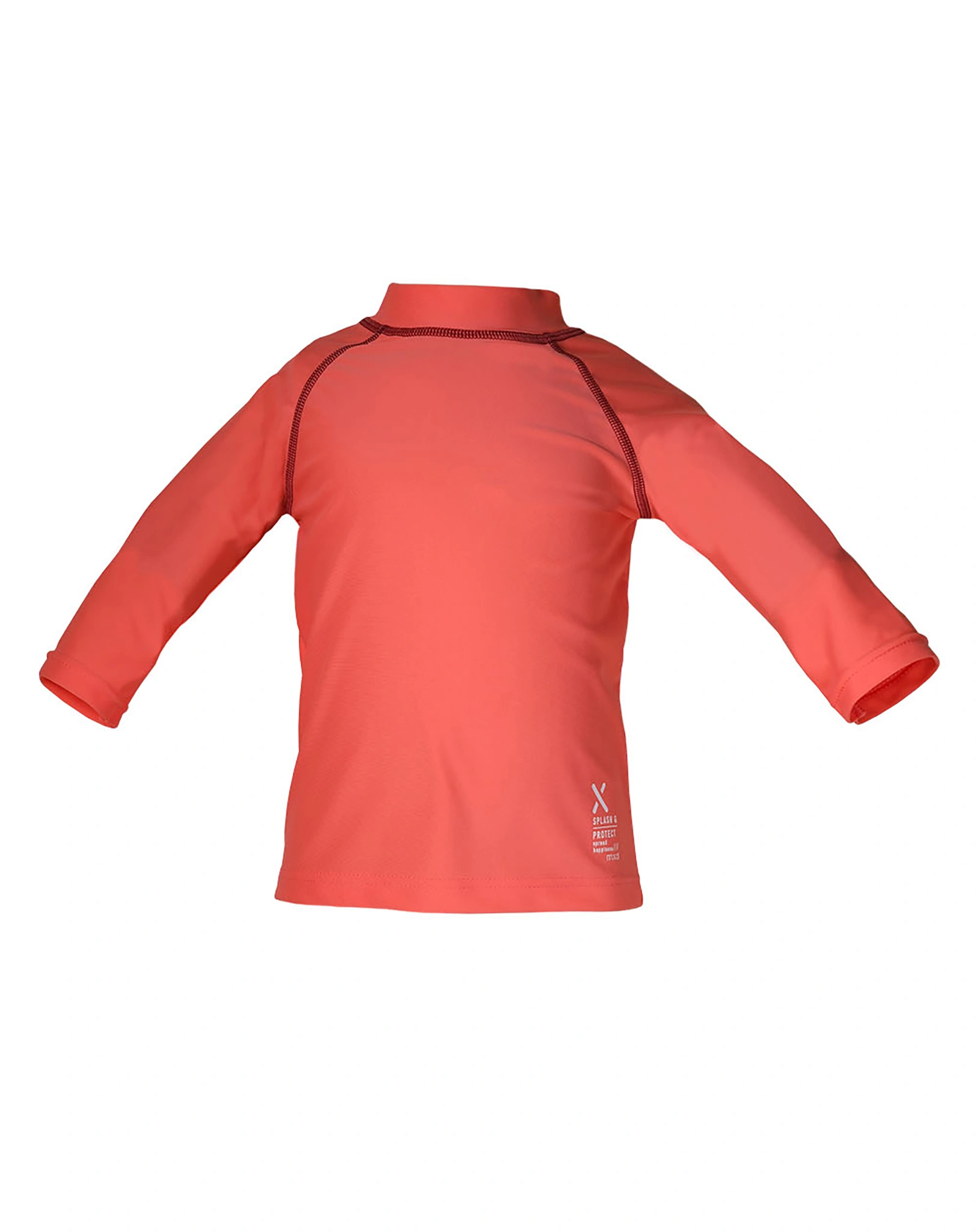 Badeshirt 3/4 Arm WATER in mineralrot