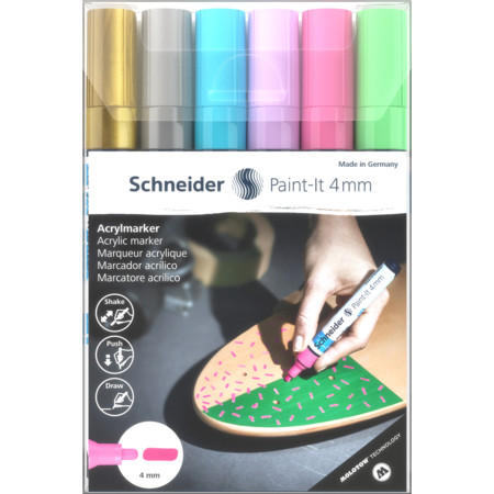 Schneider Paint-It 320 4 mm Set 2 Acrylmarker - 4 mm