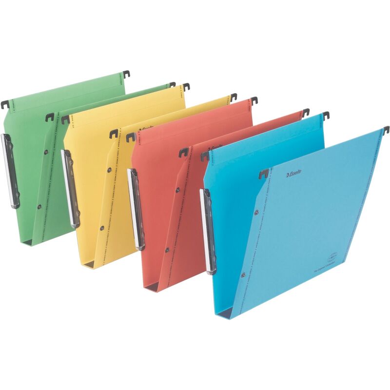 Dossier suspendu pour armoires Premium kraft LMG Esselte fond 30 mm couleurs assorties